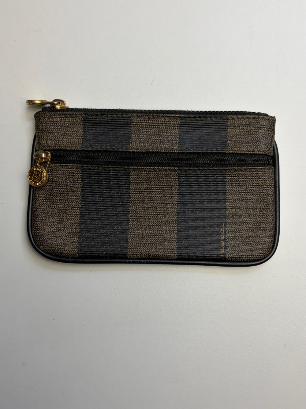 Fendi Pequin Zip Pouch